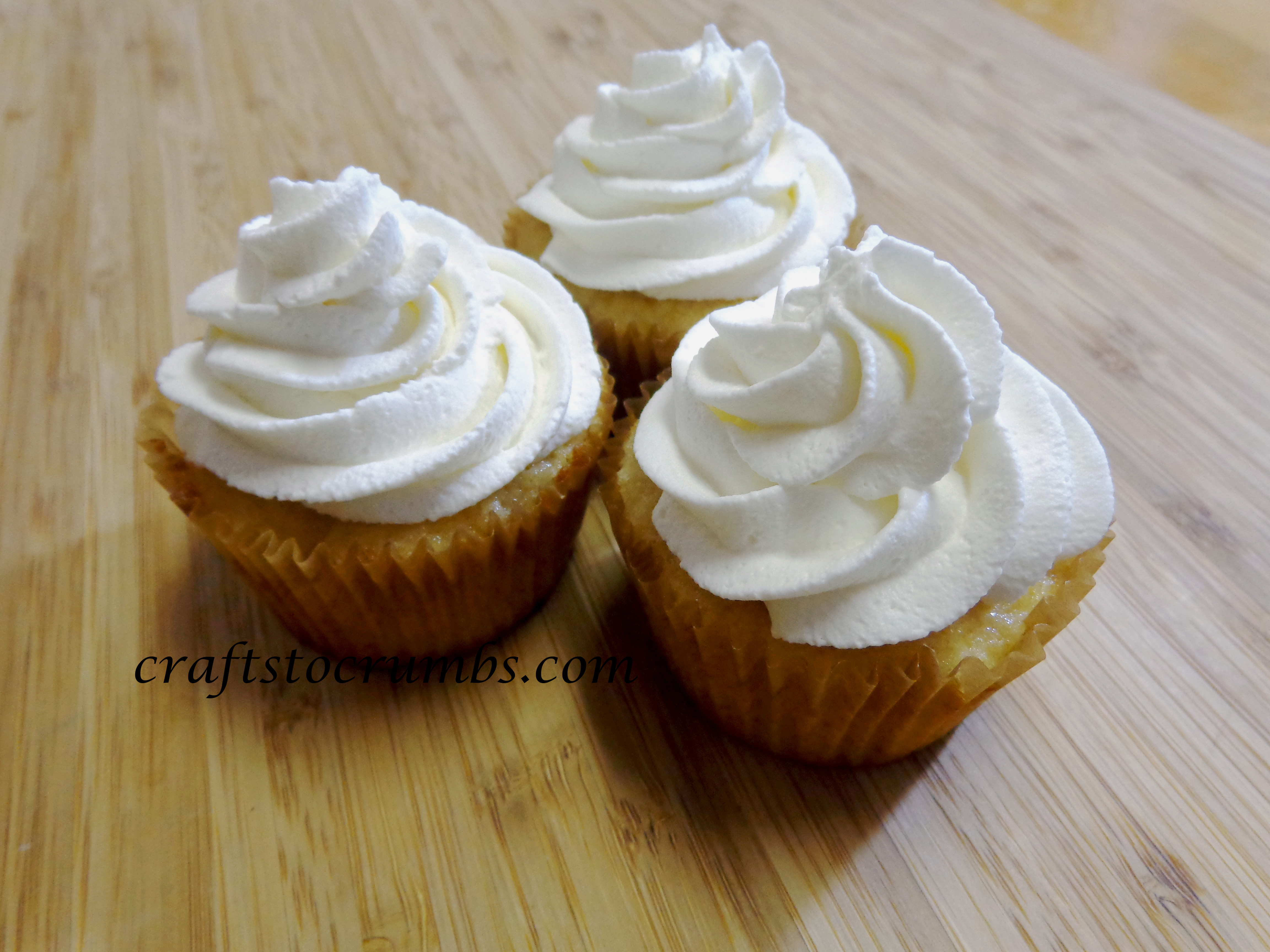 Crafts to Crumbs Whipped Cream Frosting