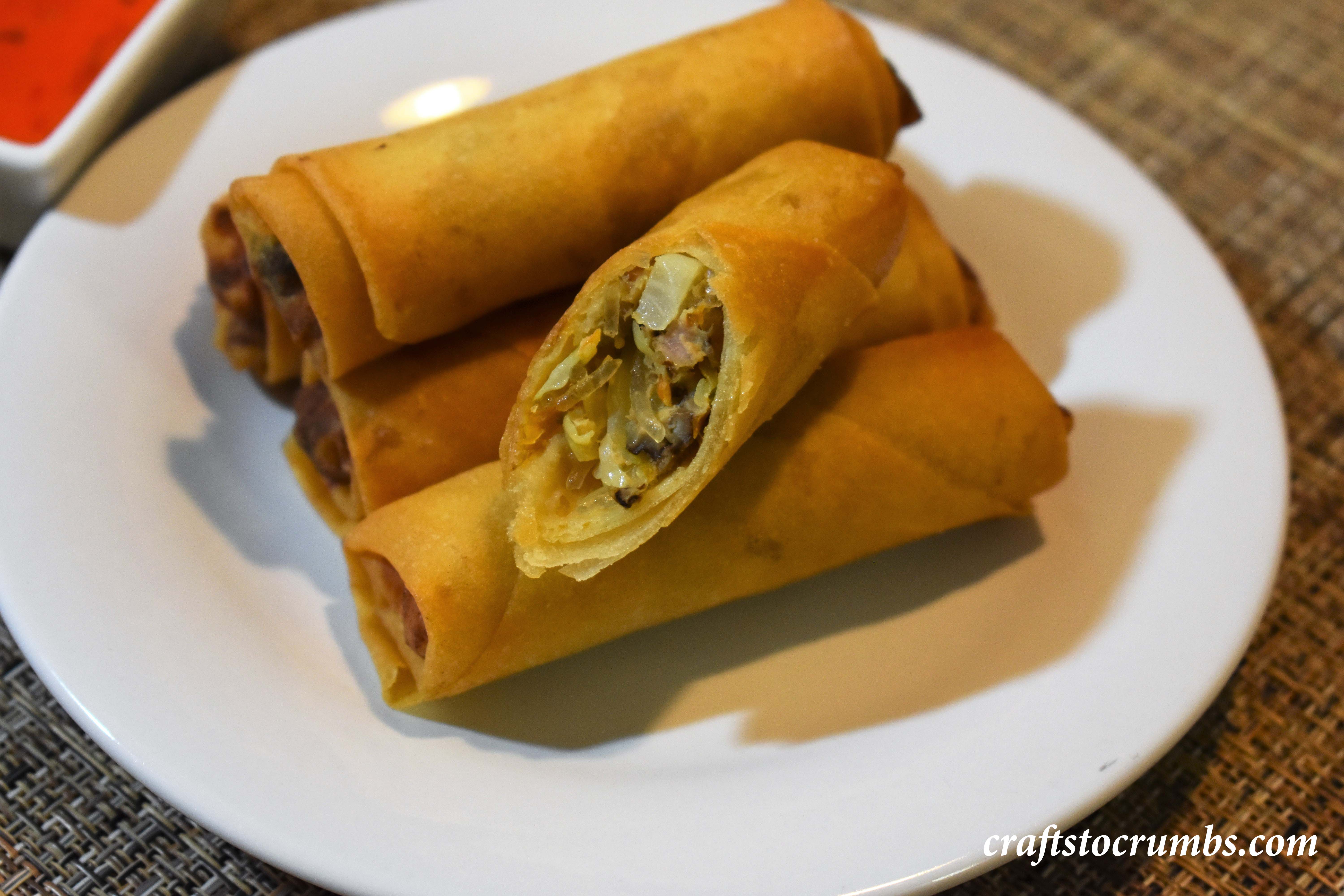 Crafts to Crumbs Spring Rolls