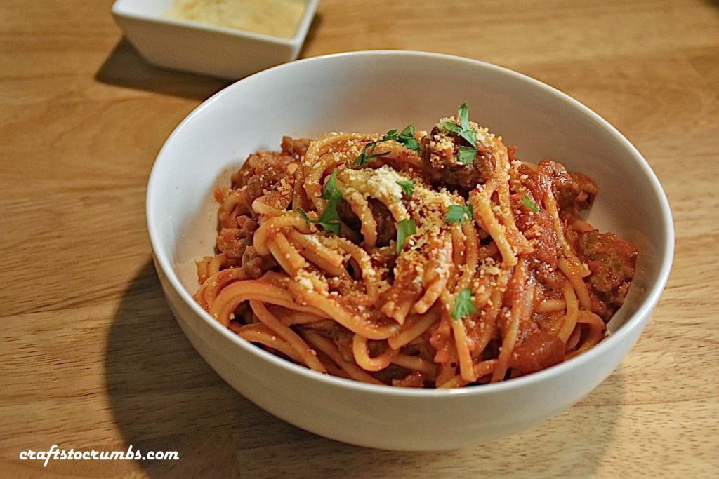spaghetti in ninja foodi pressure cooker