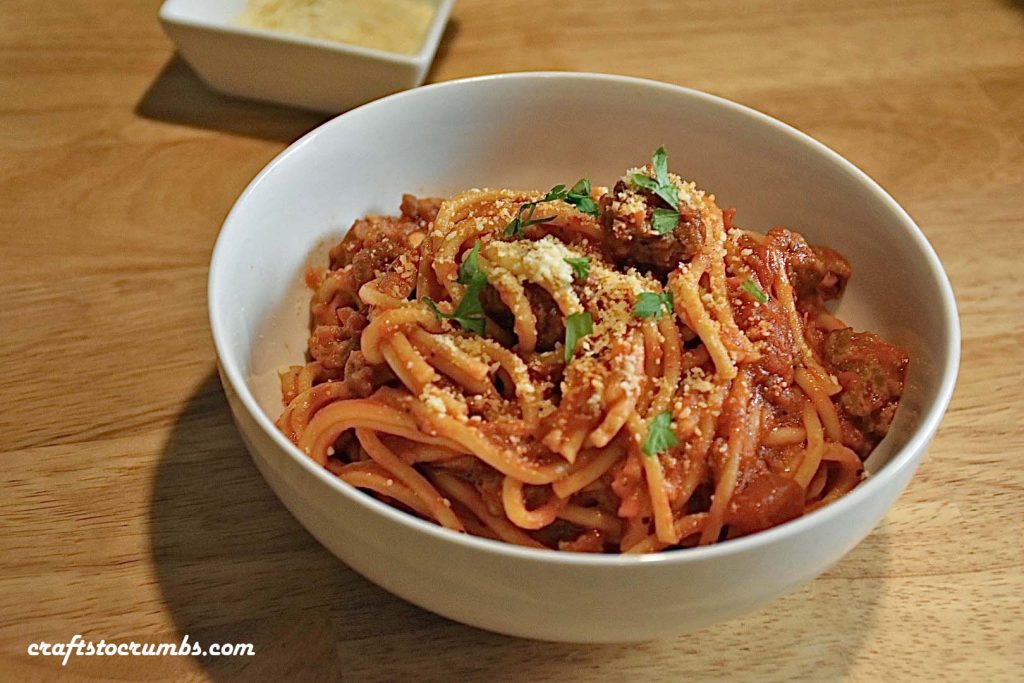 Spaghetti in best sale the foodi