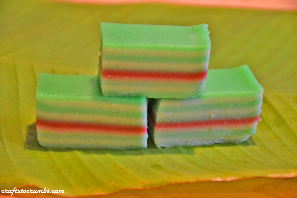 Pandan steamed rice recipe