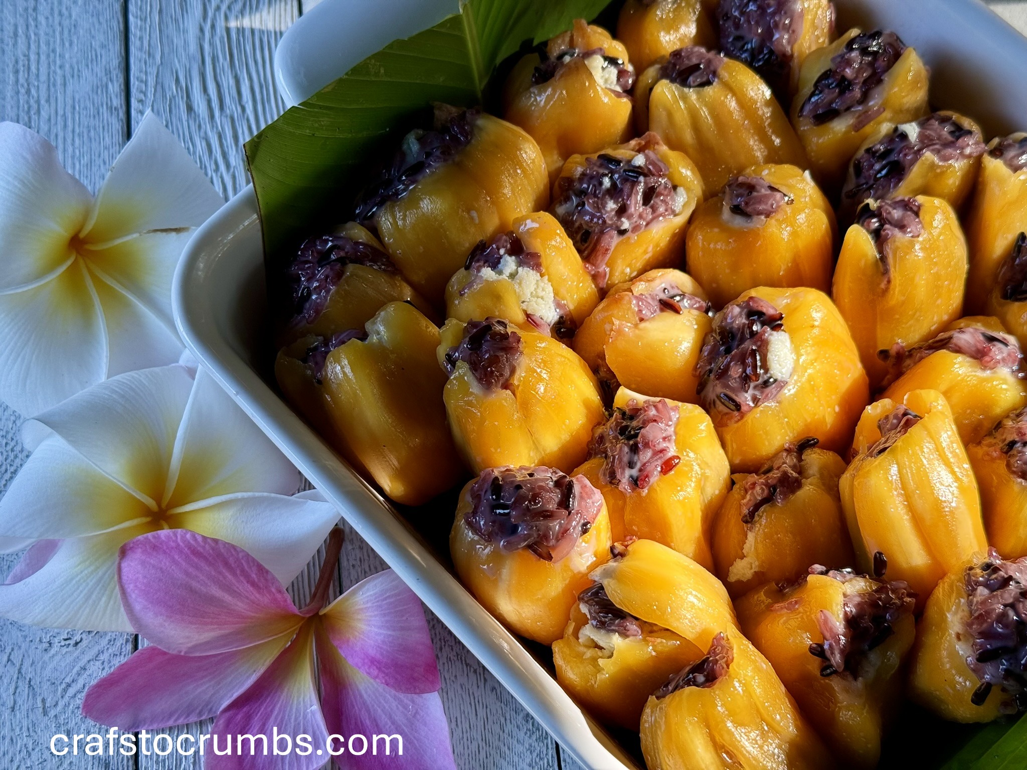 Sticky Rice with Custard – Crafts to Crumbs