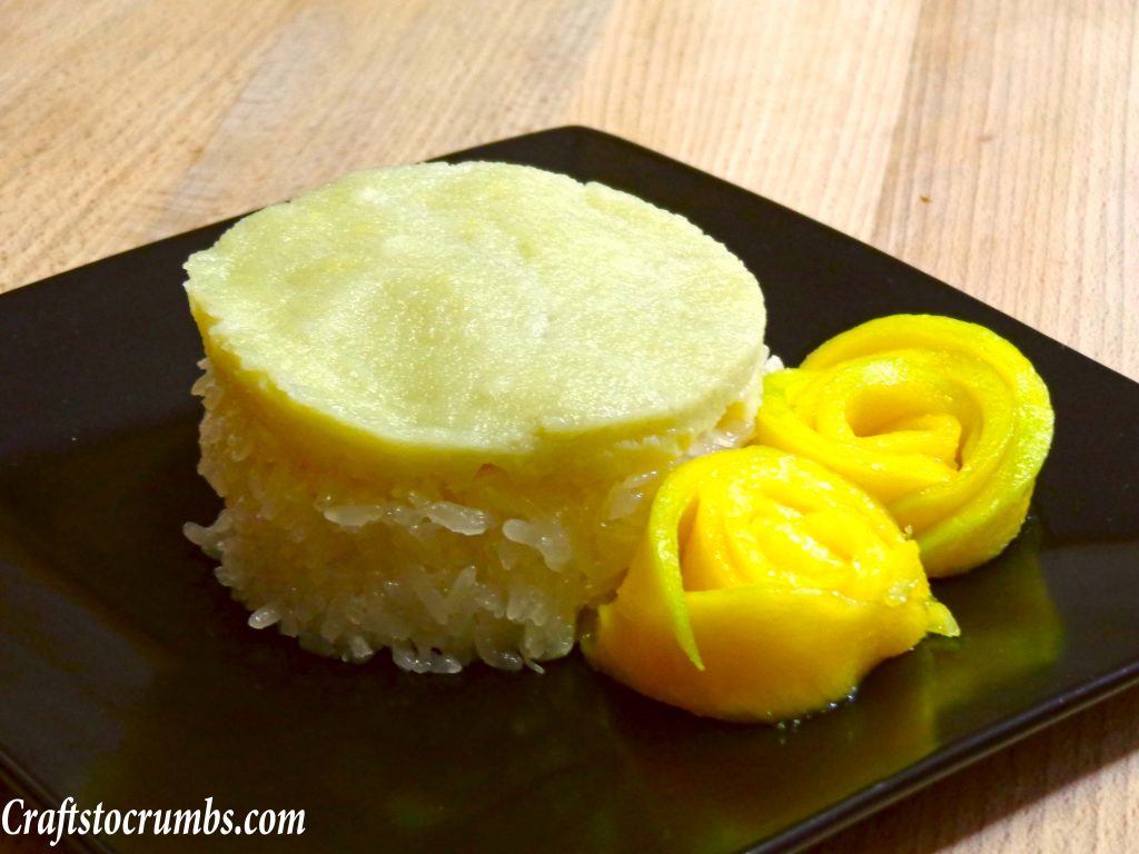 Crafts to Crumbs Sticky Rice Custard