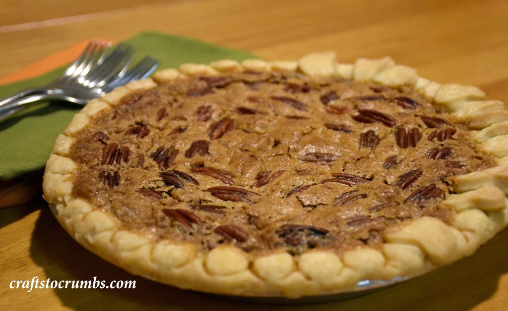 craftstocrumbs bourbon pecan pie