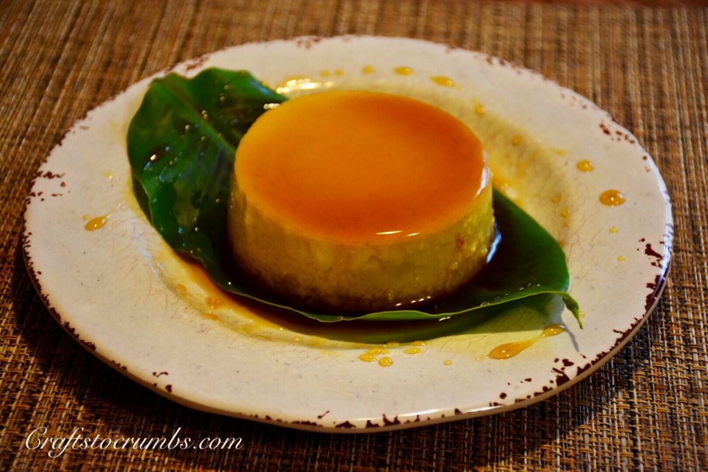 Craftstocrumbs coconut flan