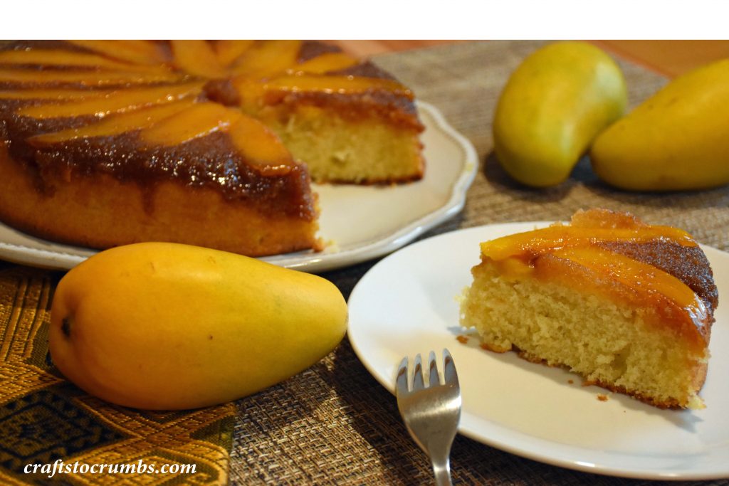 Craftstocrumbs Mango Upside-down Cake