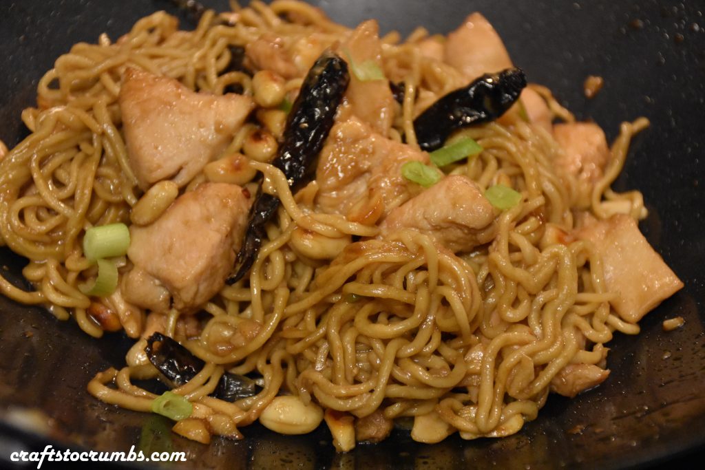 Kung Pao Chicken Noodles Craftstocrumbs
