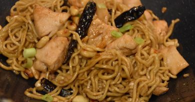 Kung Pao Chicken Noodles Craftstocrumbs
