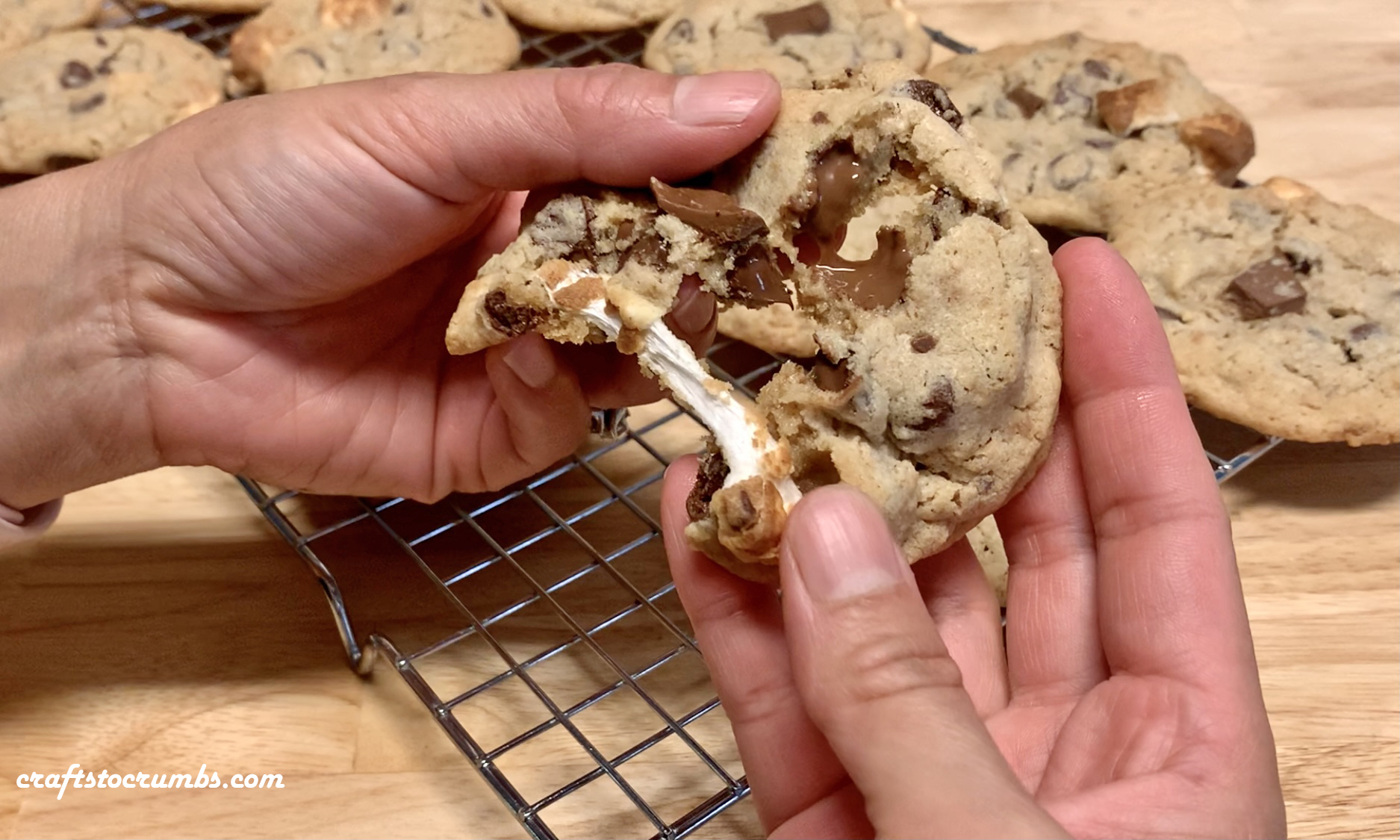 S’mores Cookies – Crafts to Crumbs