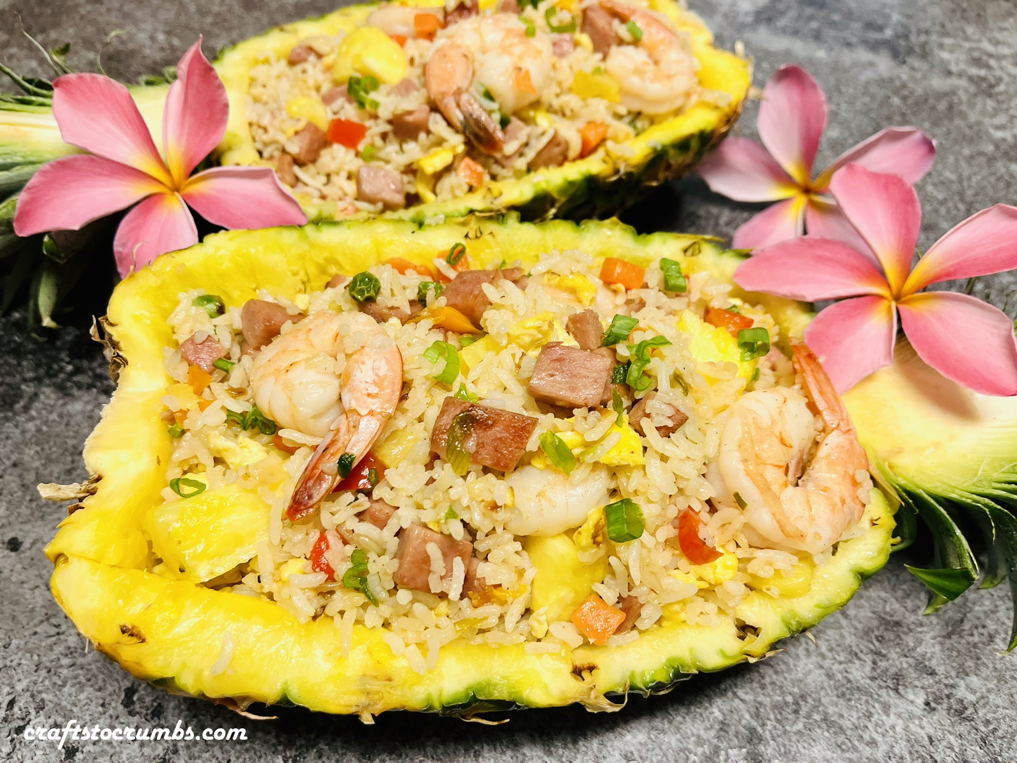 Pineapple Fried Rice – Crafts to Crumbs