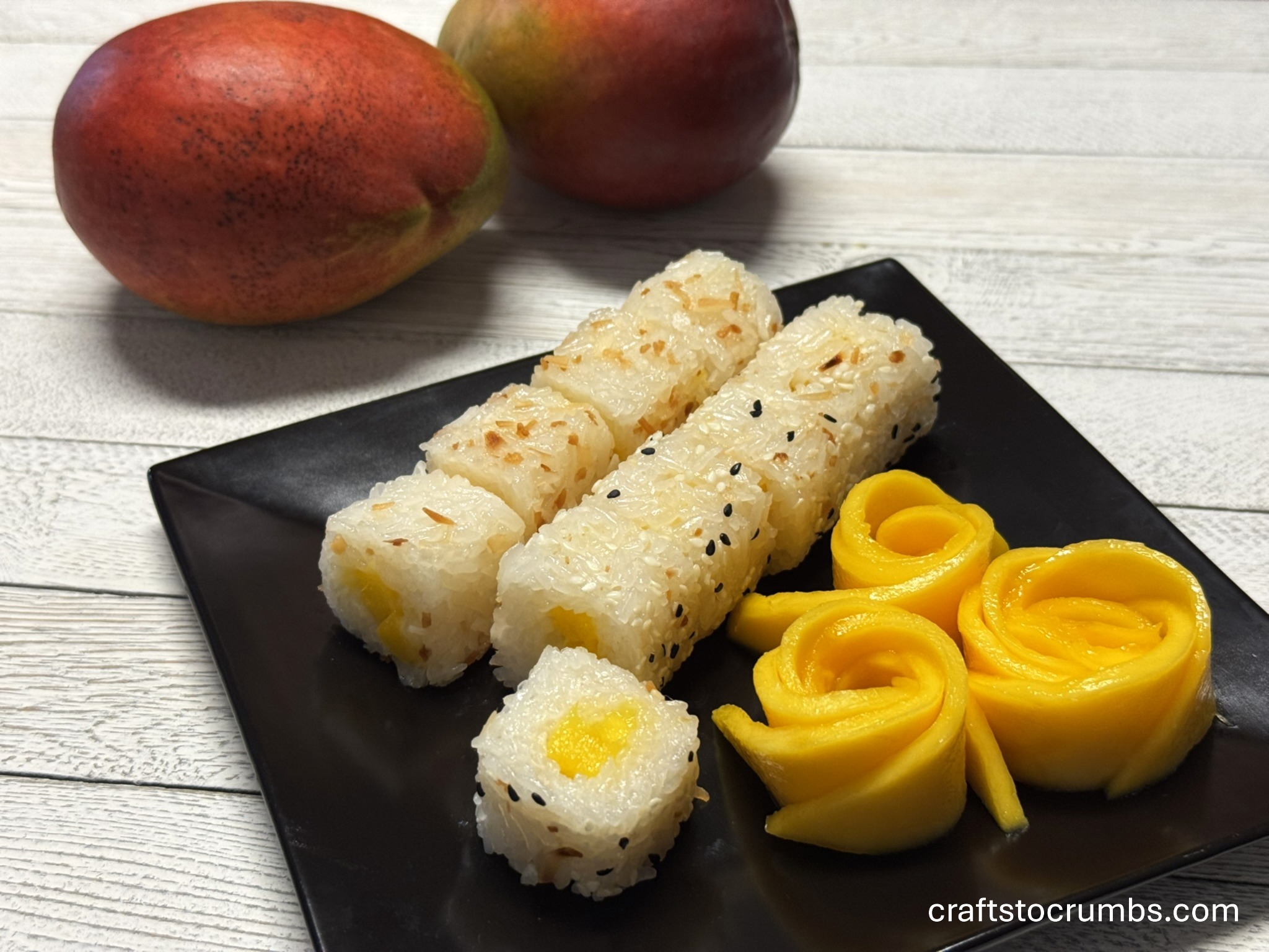 Sticky Rice Mango Sushi (Frushi) – Crafts to Crumbs